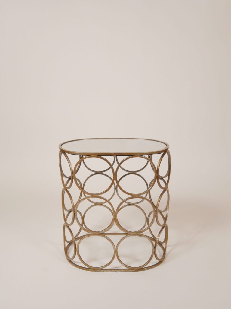 LARGE CIRCLES SIDE TABLE