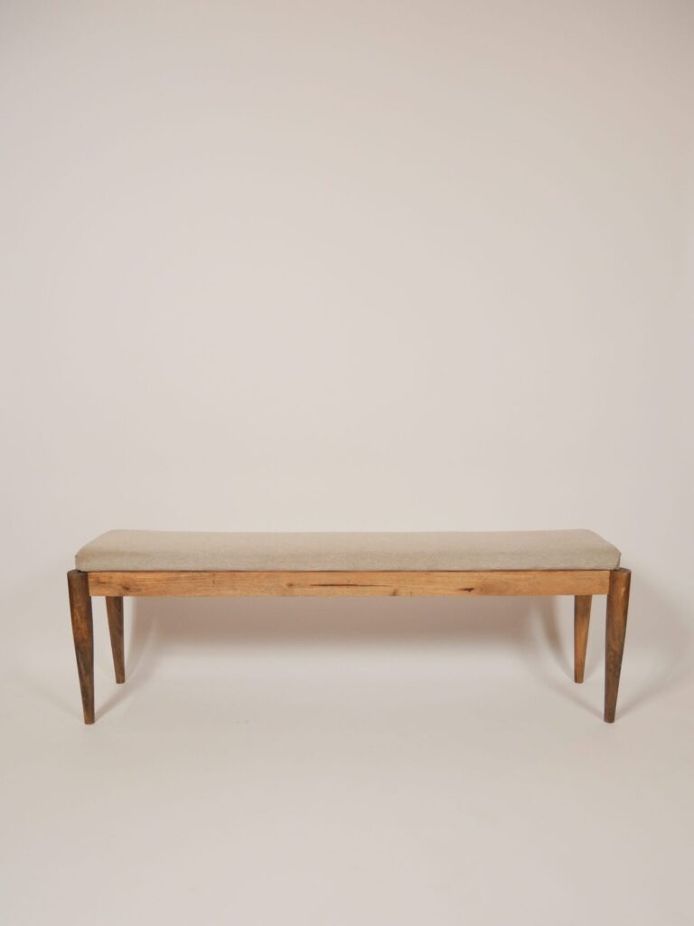 TAN MANGO WOOD BENCH