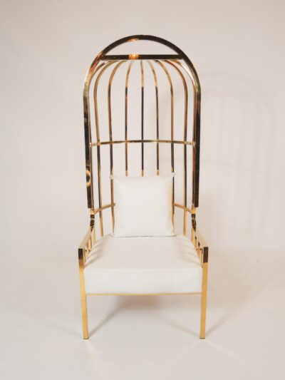 GOLD CANOPY ACCENT CHAIR