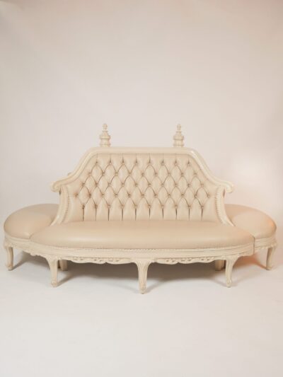 OVAL BEIGE SOFA