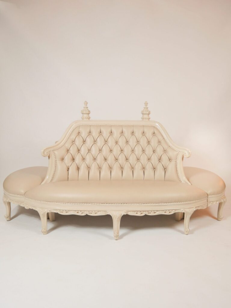 OVAL BEIGE SOFA