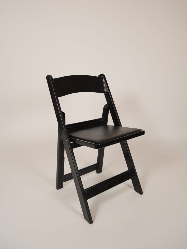 Black Garden folding chair rental