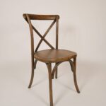 French Country cross back chair rental