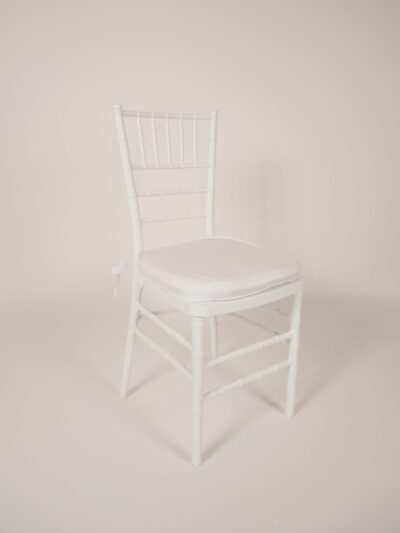 White Chiavari chair rental