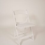 White Garden folding chair rental