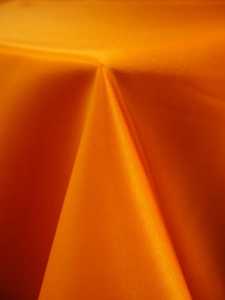 ORANGE MATTE SATIN