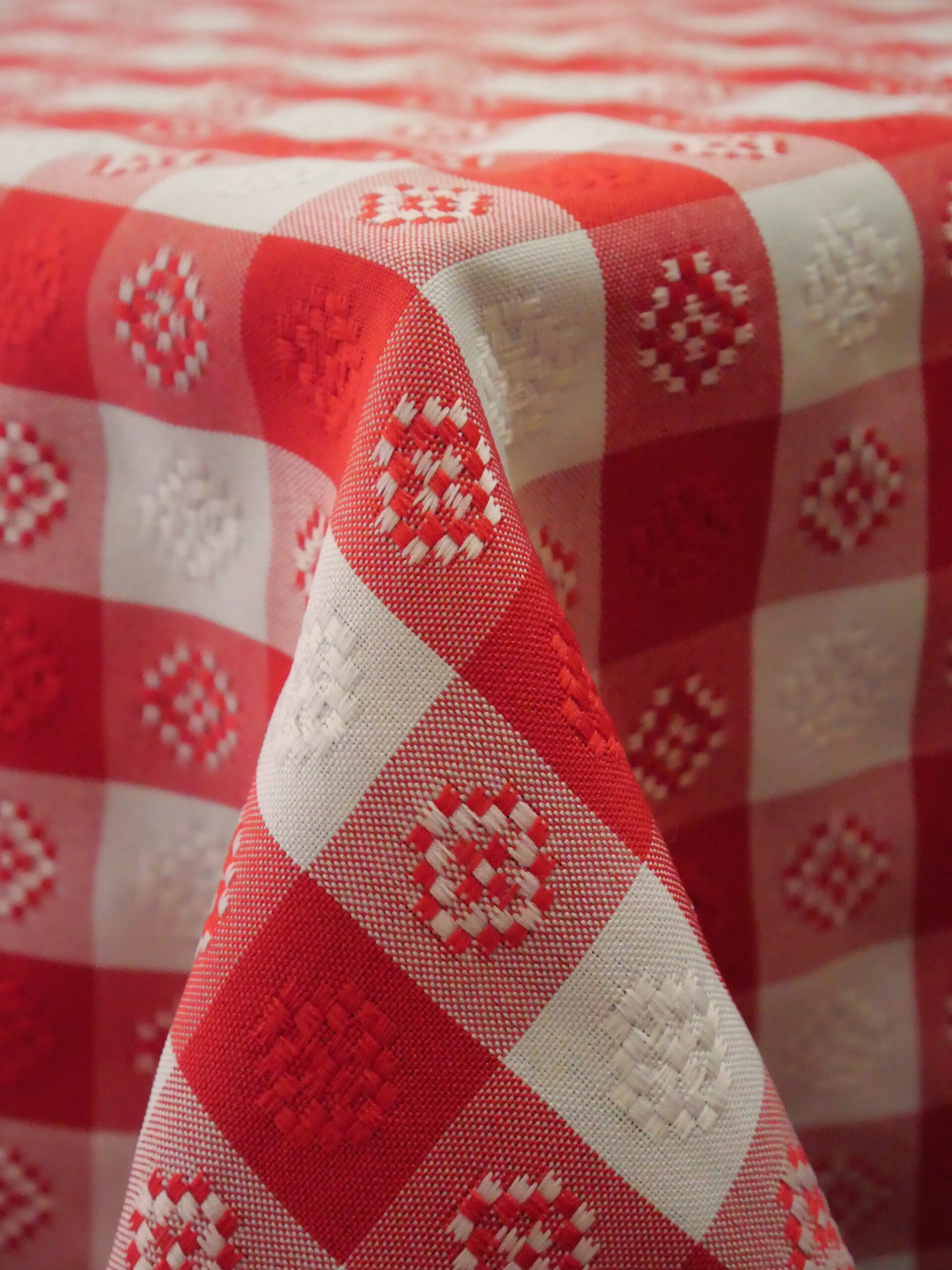 RED & WHITE GINGHAM