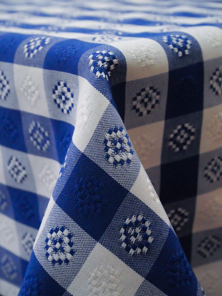 BLUE & WHITE GINGHAM