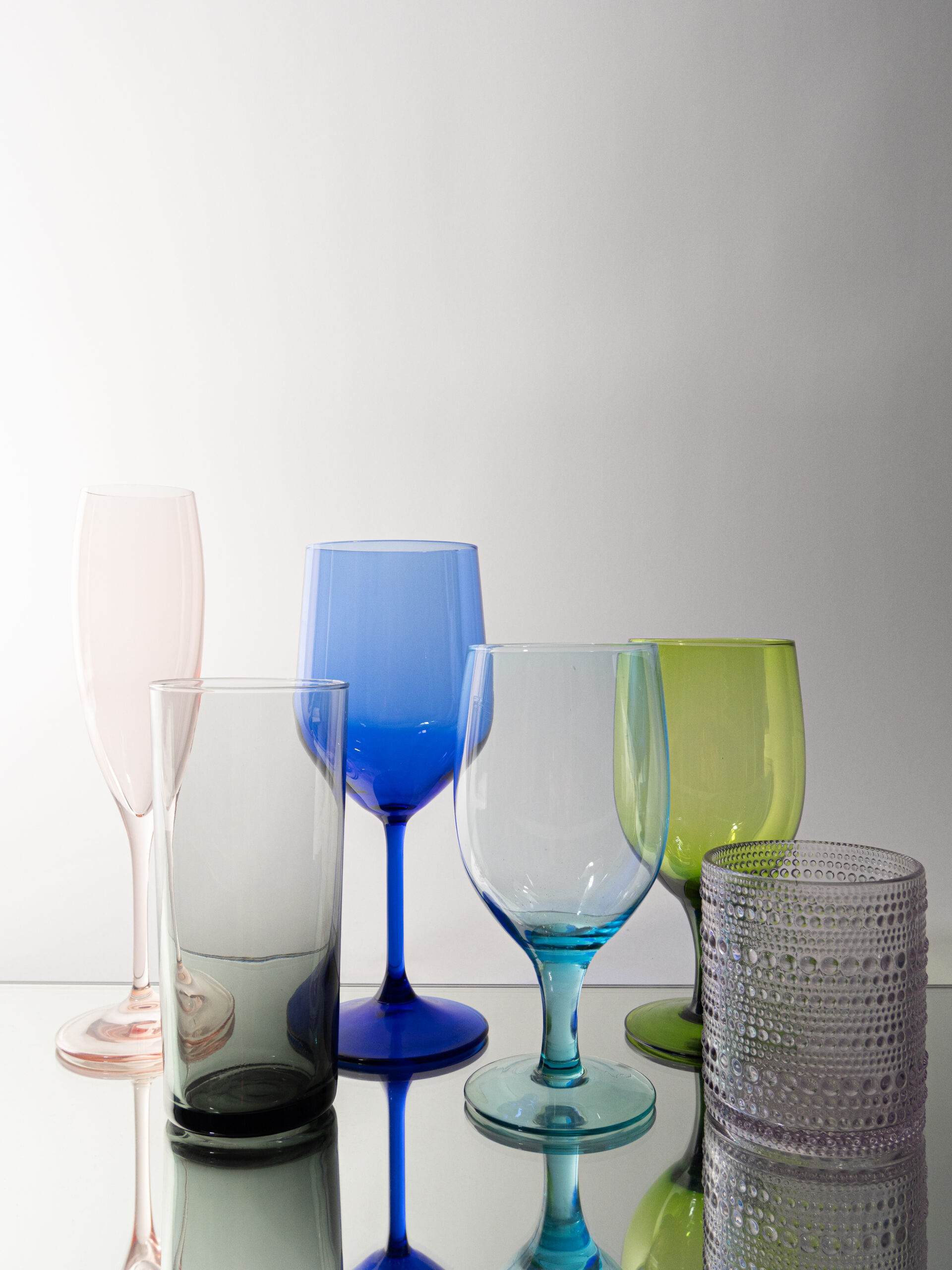 COLORED GLASSWARE