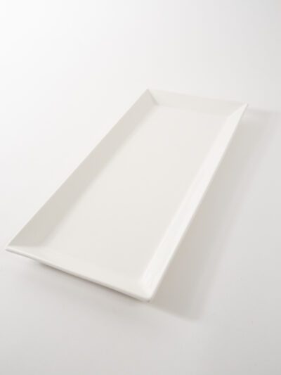RECTANGULAR CERAMIC PLATE 16"X5.25"
