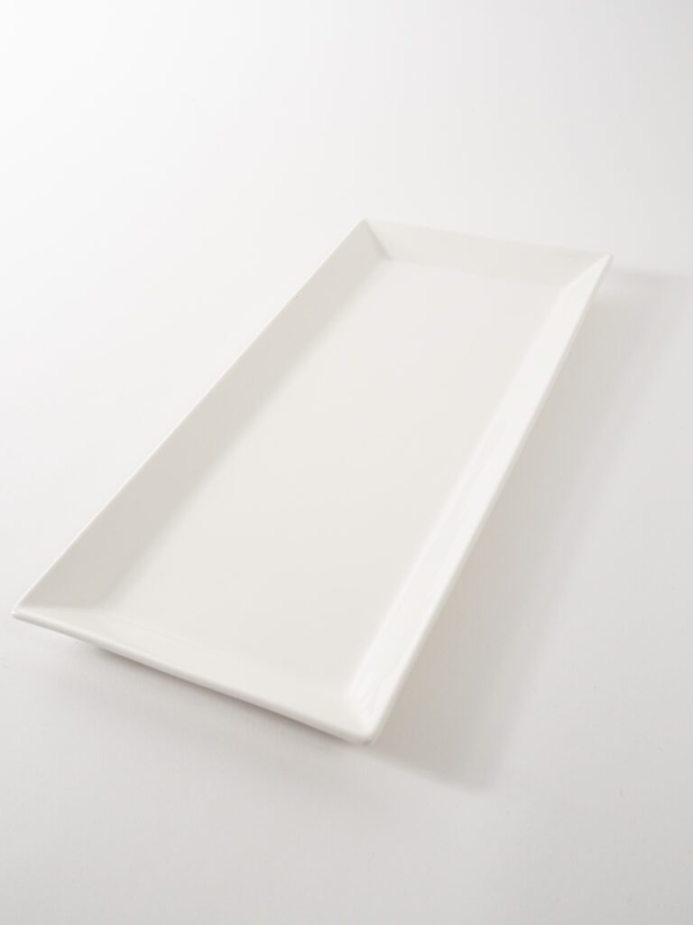 RECTANGULAR CERAMIC PLATE 16"X5.25"