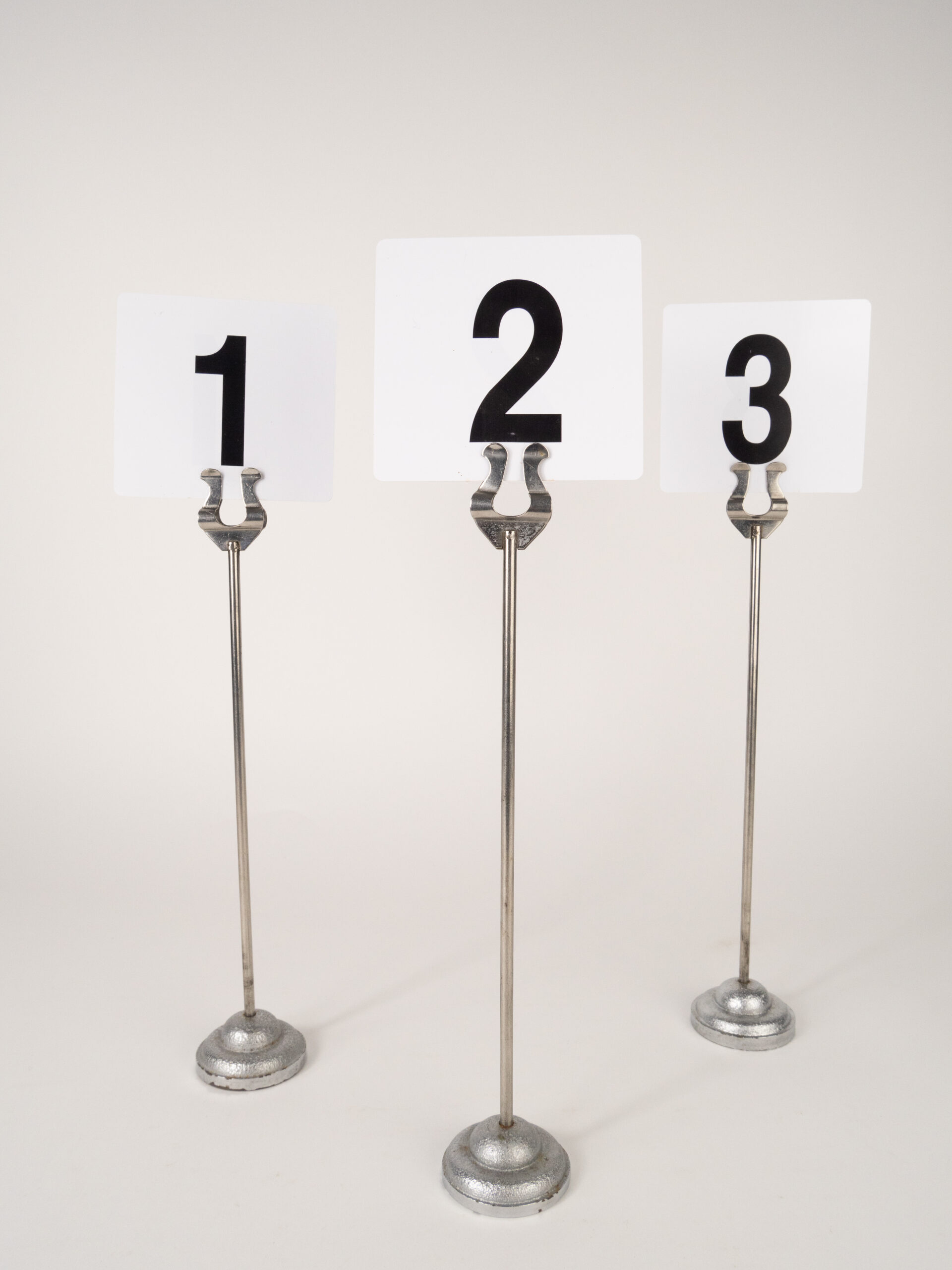HARP TABLE NUMBER STAND 12"