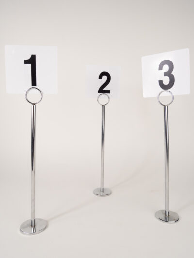 CHROME TABLE STAND 12"