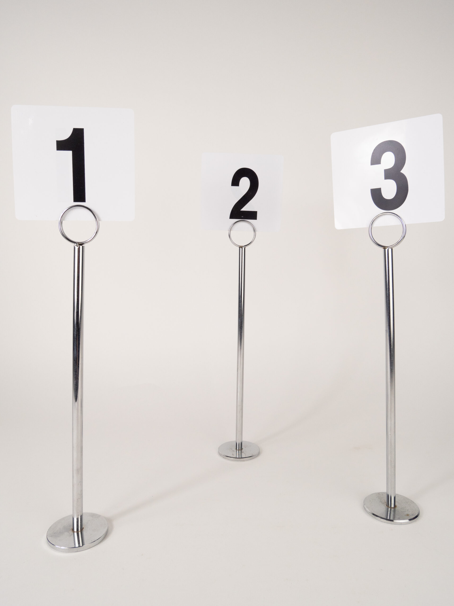 CHROME TABLE STAND 12"