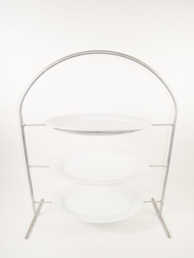 SILVER 3 OVAL PLATE TRAY