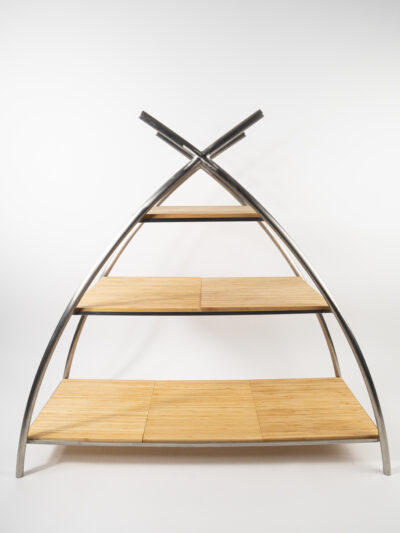 3 TIER BAMBOO TRAY