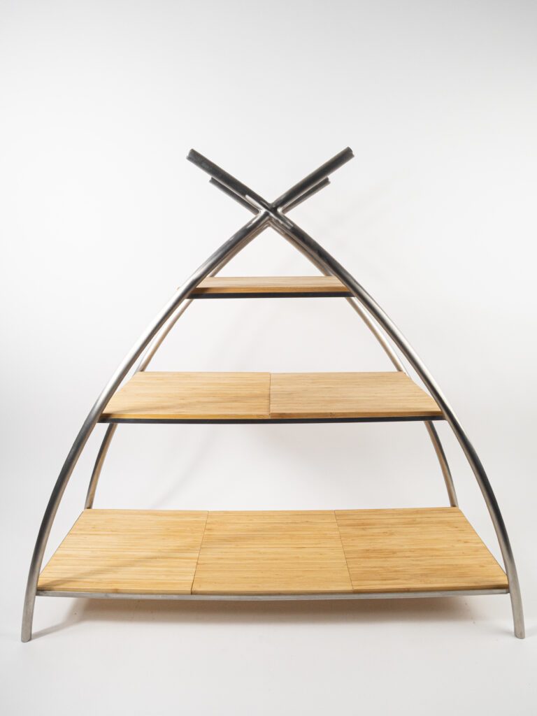 3 TIER BAMBOO TRAY