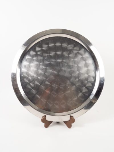 STAINLESS STEEL ROUND TRAY 20"