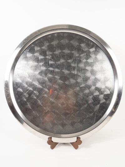 STAINLESS STEEL ROUND TRAY 25"
