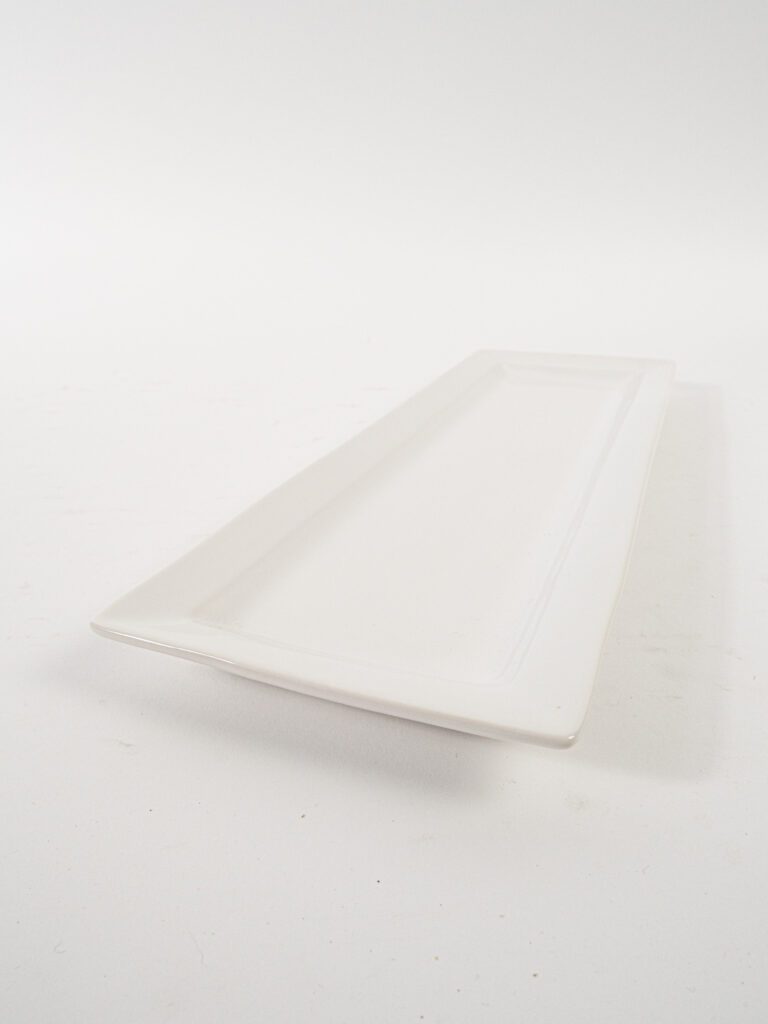 TERRACE RECTANGULAR CERAMIC PLATE 14"X6.5"