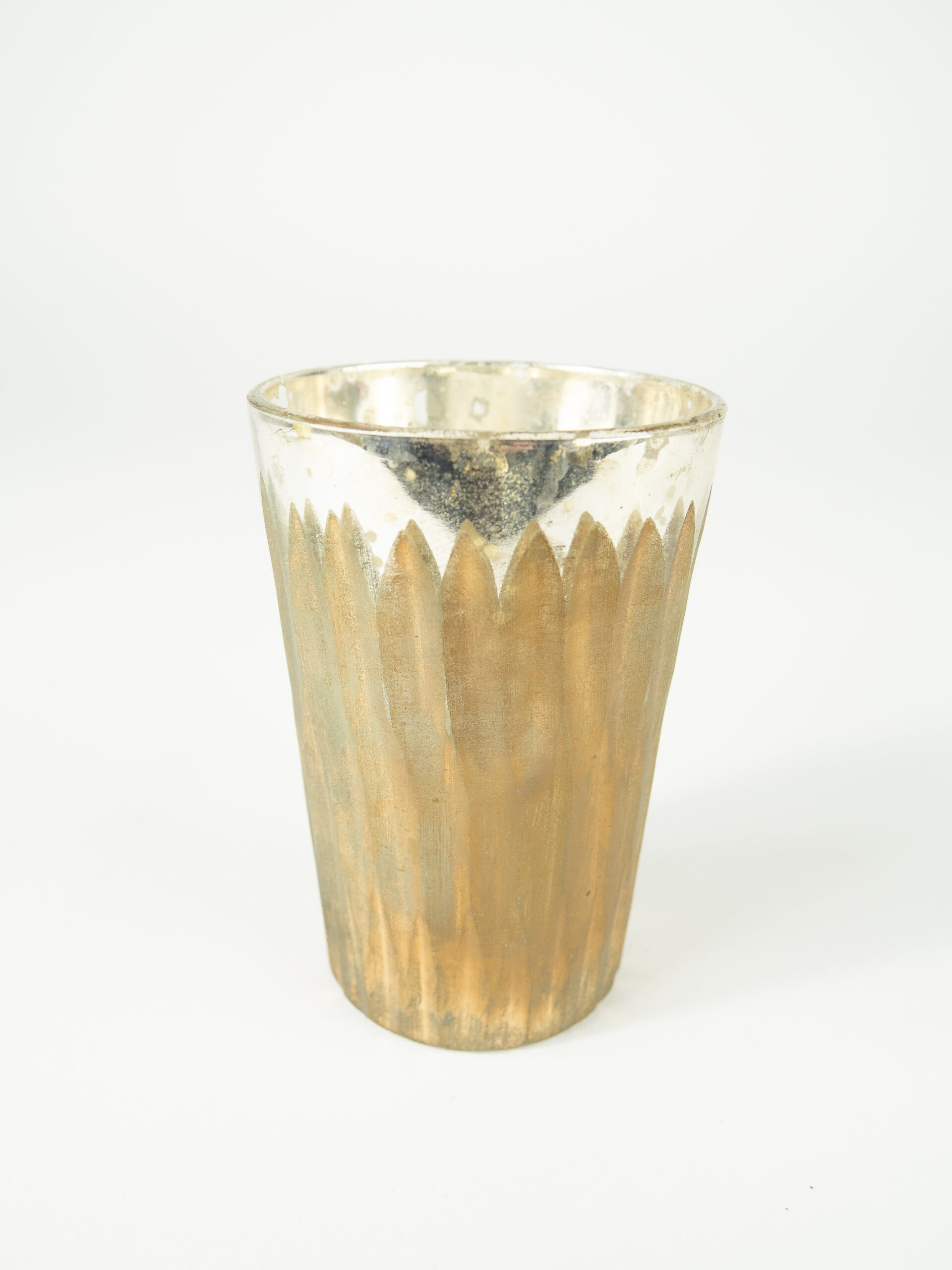 LARGE GLAM VOTIVE 3.5" X 4.5" W/ INSERT