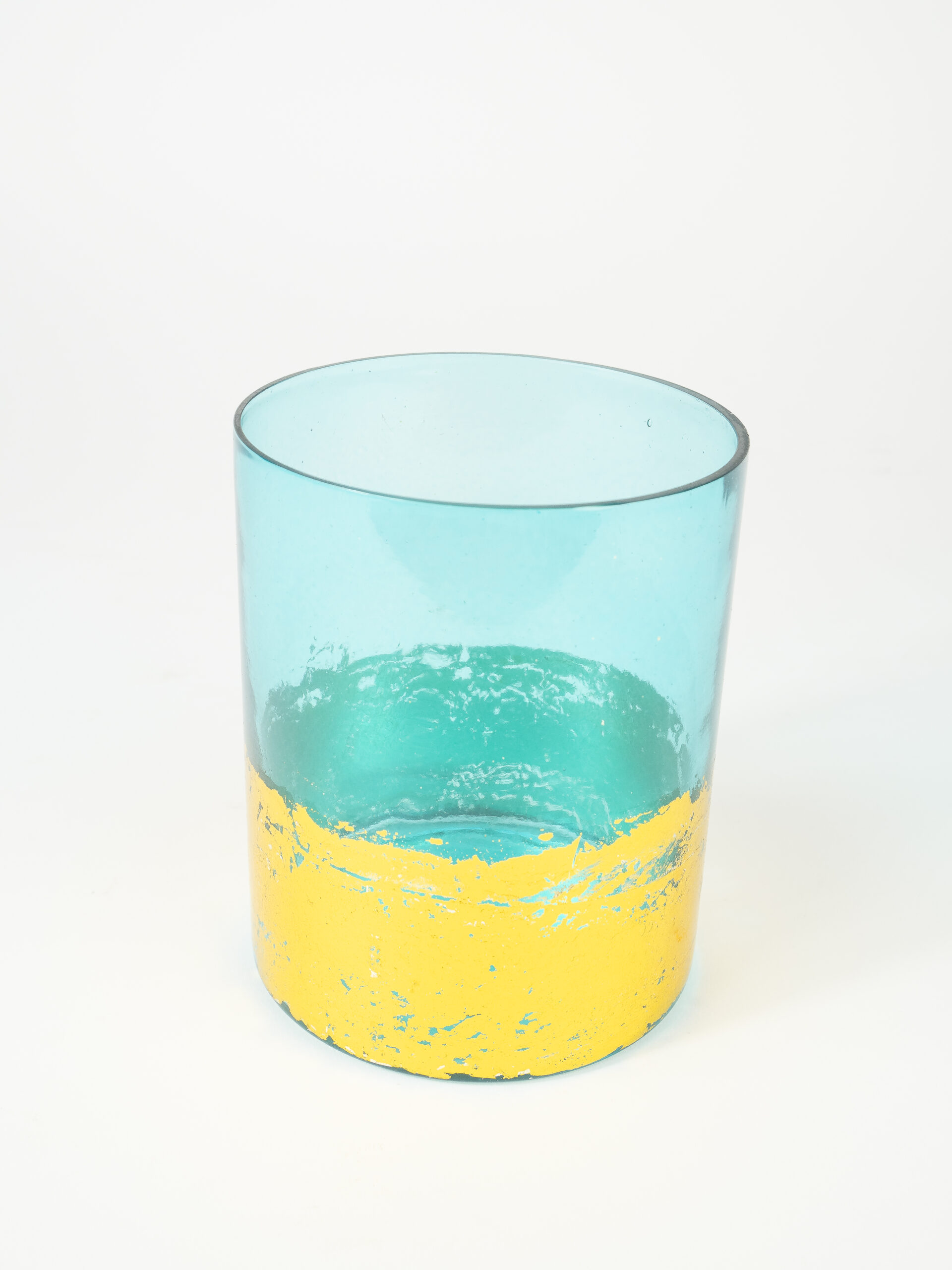 BLUE AERIE VOTIVE 4" X 5" W/ INSERT