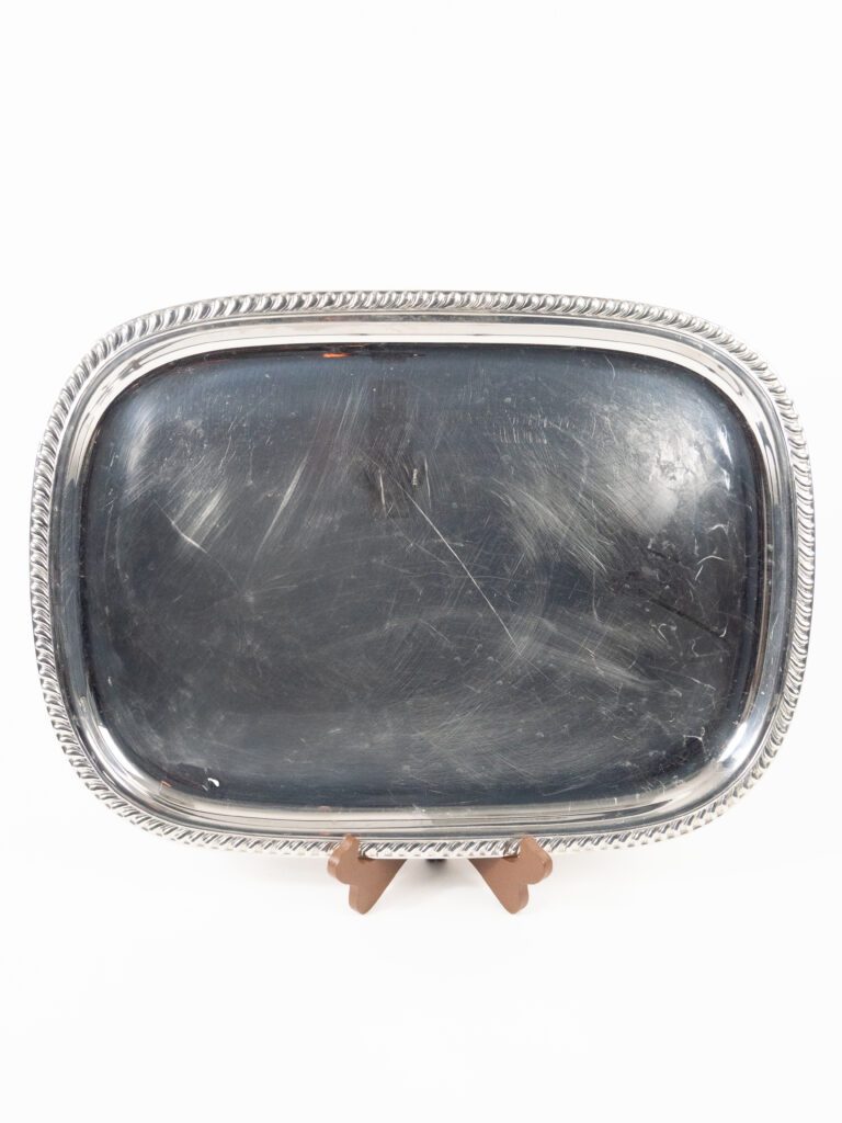 STAINLESS STEEL OVAL TRAY 16"X22"