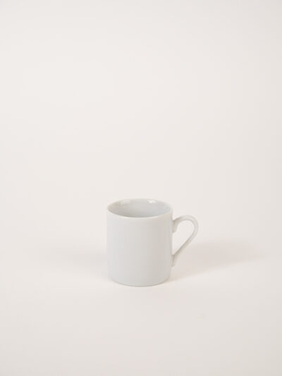 WHITE RIM DEMITASSE CUP 3.5OZ