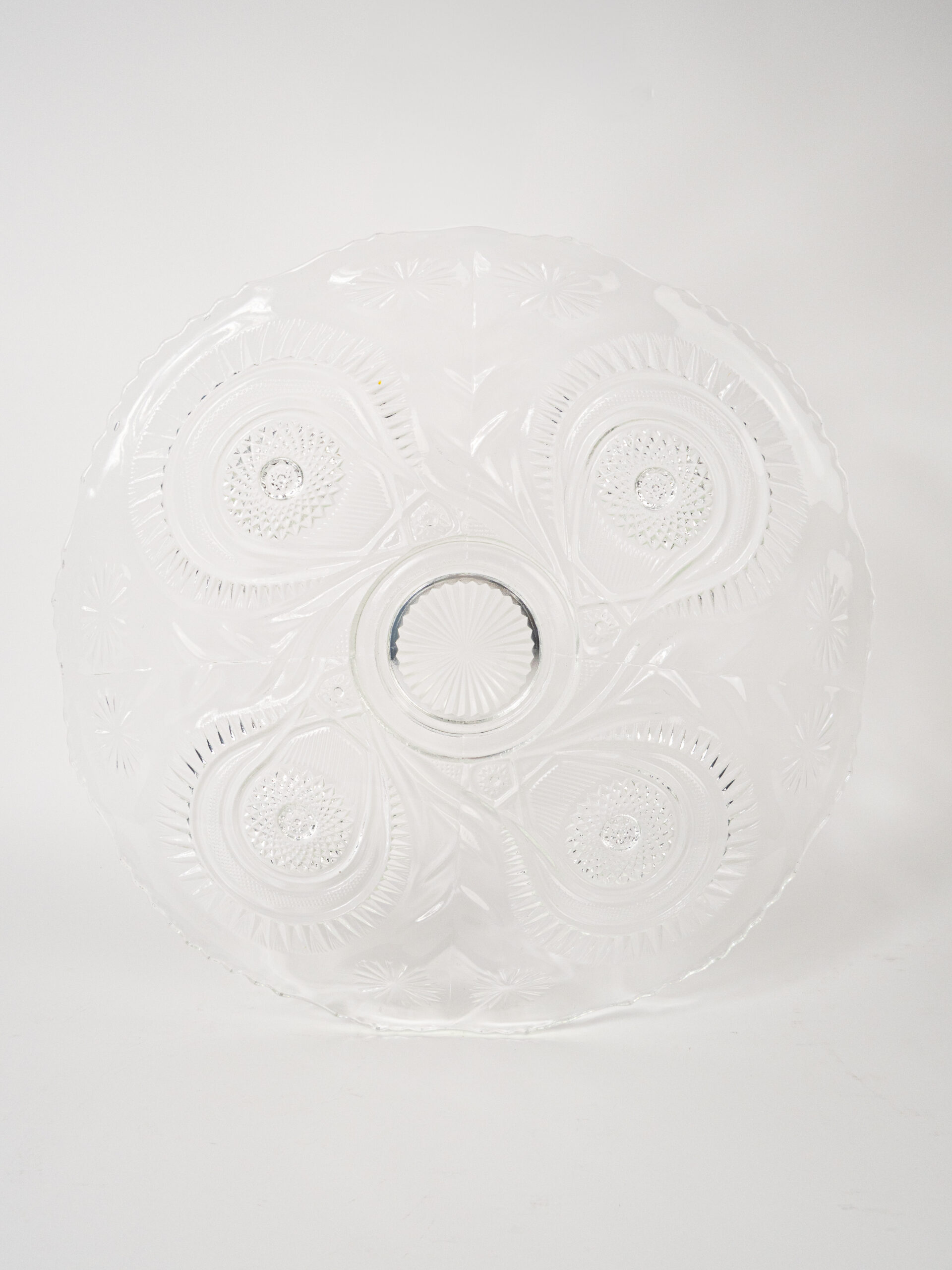 CUTGLASS PUNCHTRAY 22"