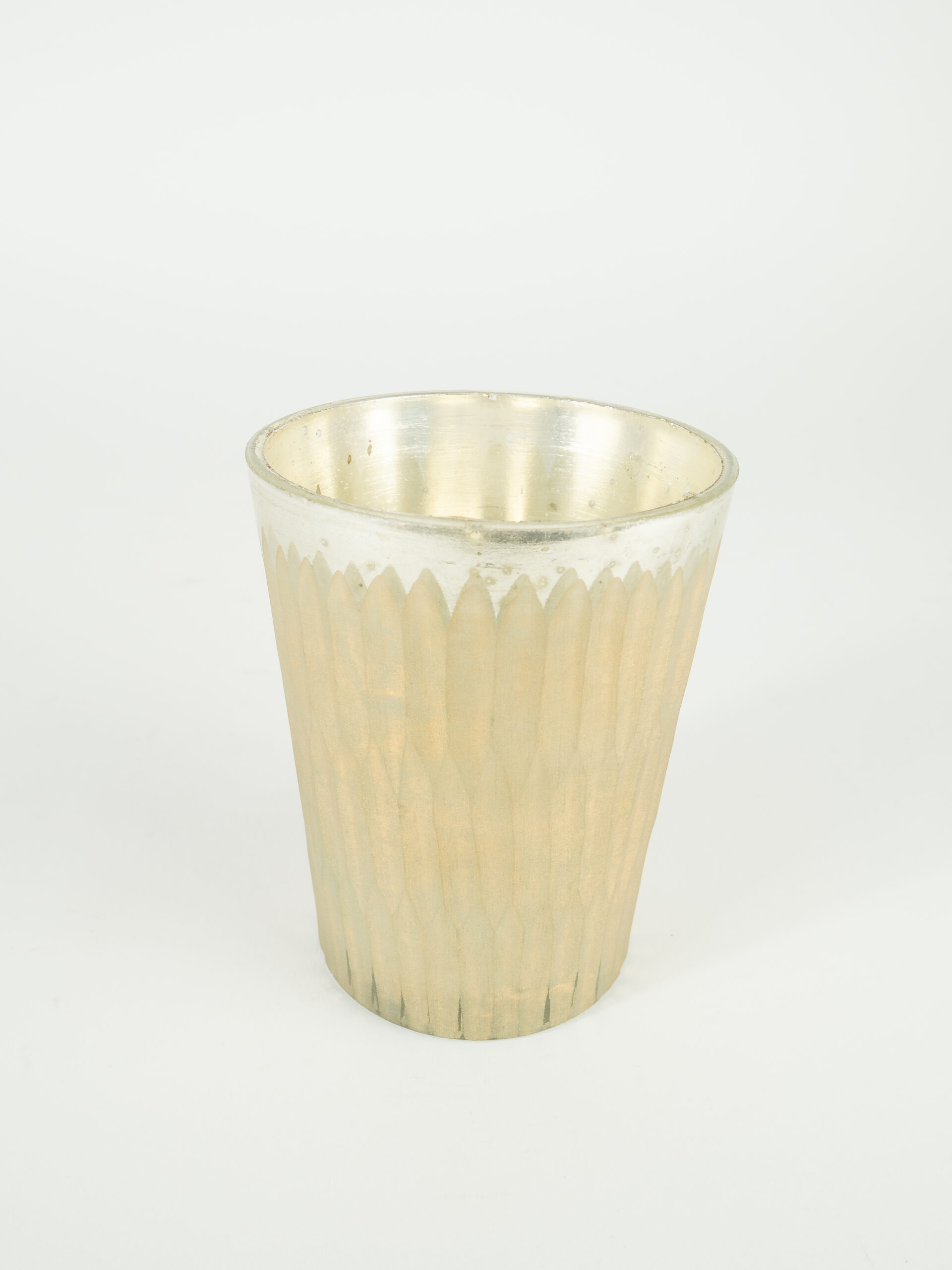 LARGE GLAM VOTIVE 3.5" X 4.5" W/ INSERT