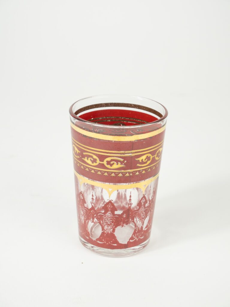MOROCCAN VINTAGE RED VOTIVE W/ INSERT