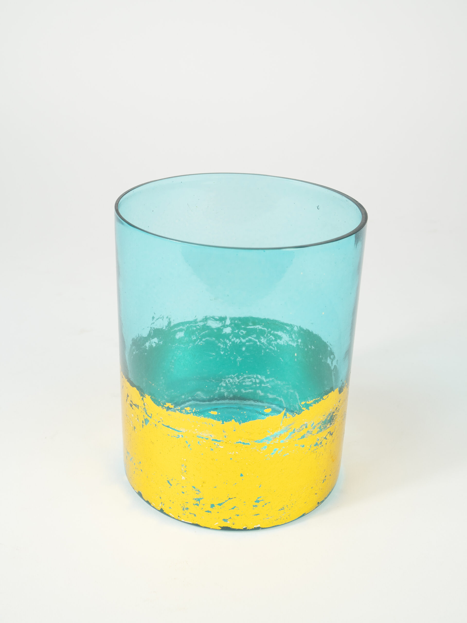 BLUE AERIE VOTIVE 4" X 5" W/ INSERT
