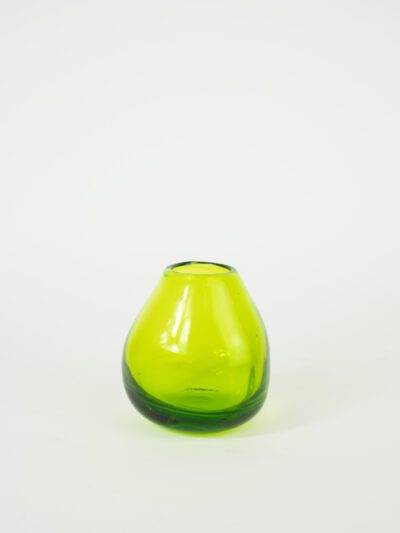 LIGHT GREEN LAGOON VASE 4.5" X 4.5"