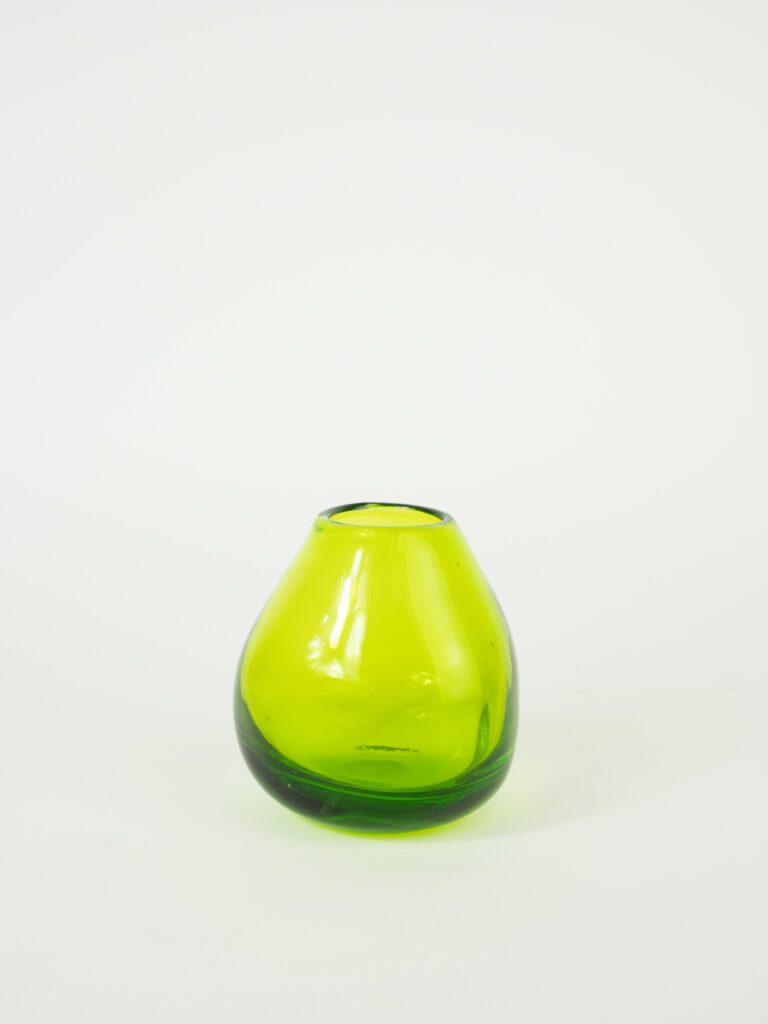LIGHT GREEN LAGOON VASE 4.5" X 4.5"