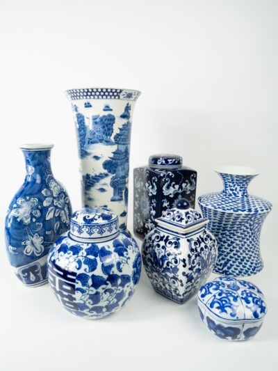 BLUE & WHITE VASES