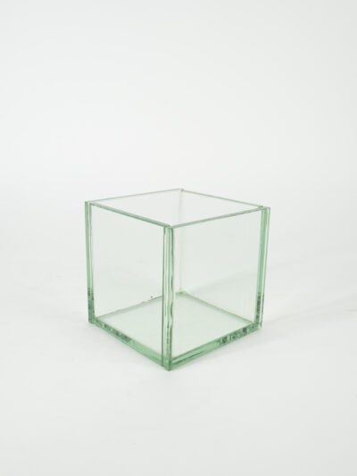 PLATE GLASS CUBE 5"