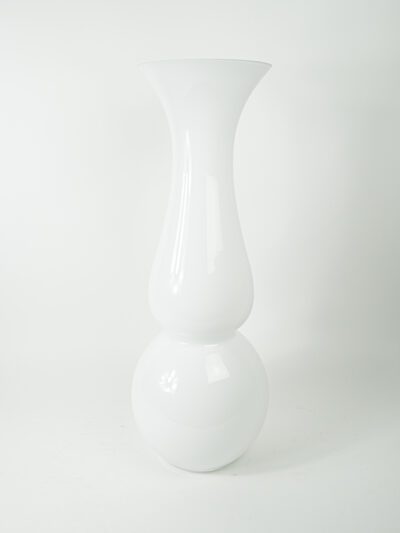 WHITE MEZZO VASE 9"X30"