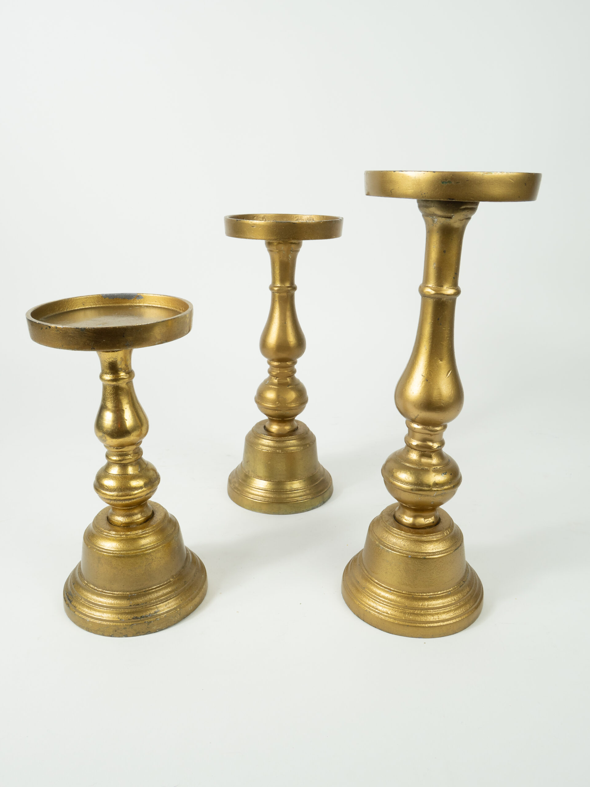 DARK GOLD ATHENA CANDLE HOLDERS