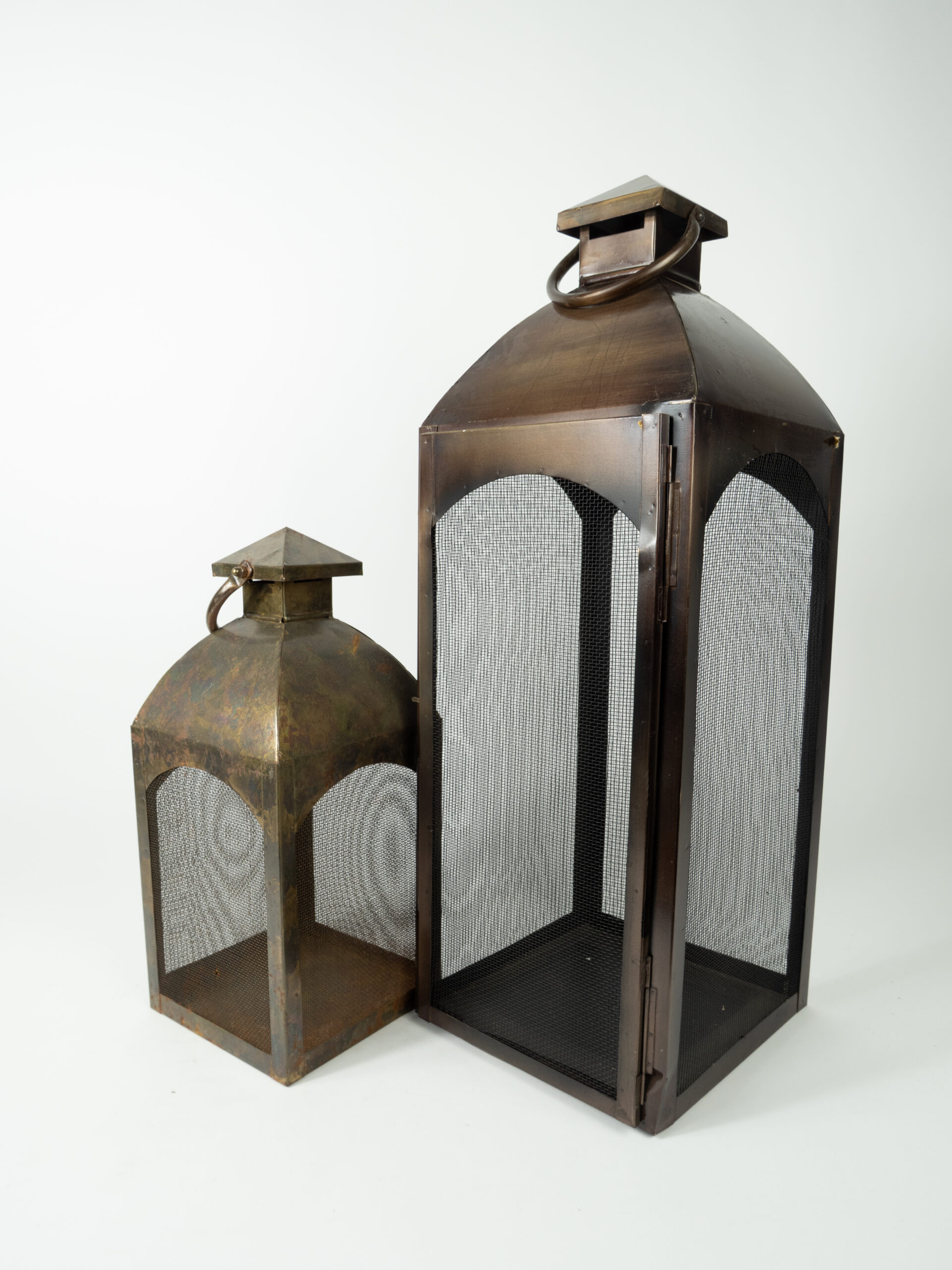 ANTIQUE BRONZE LANTERN