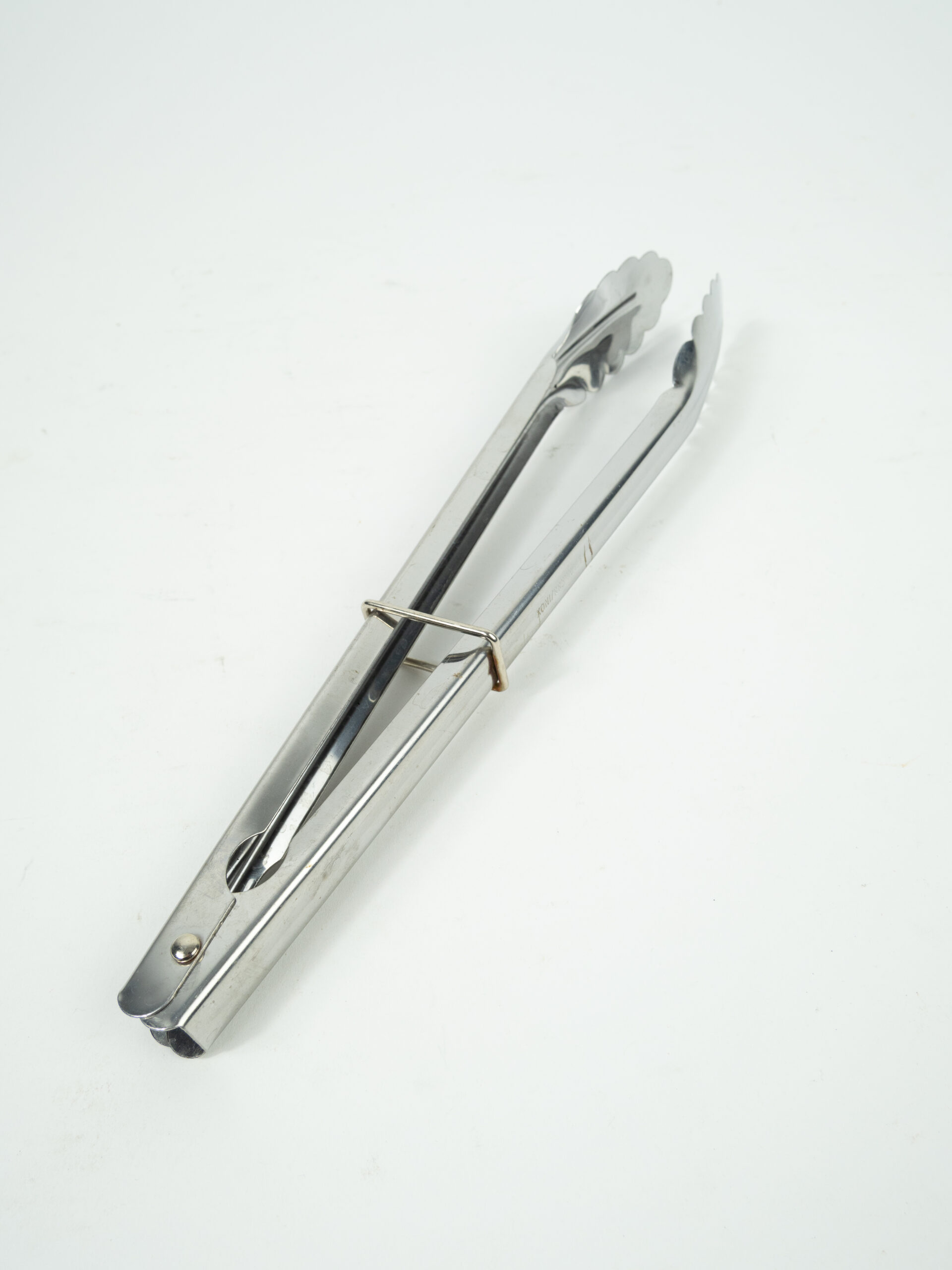 STAINLESS STEEL TONGS 12"