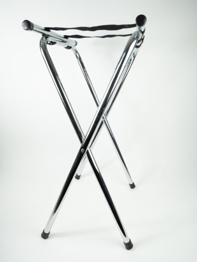 CHROME TRAY STAND