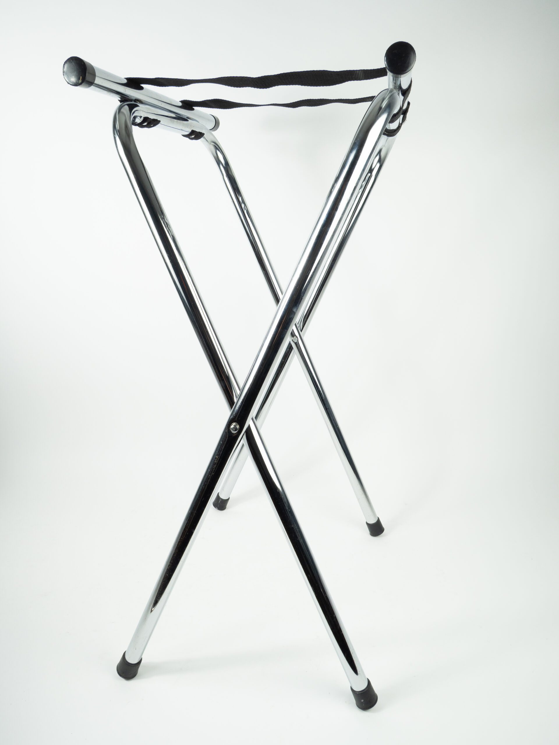 CHROME TRAY STAND