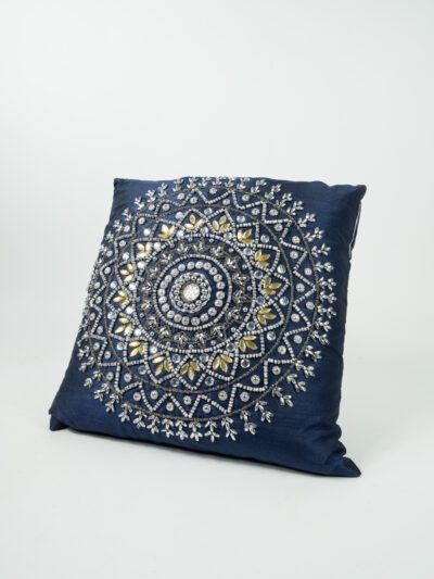 BEADED MEDALLION PILLOW