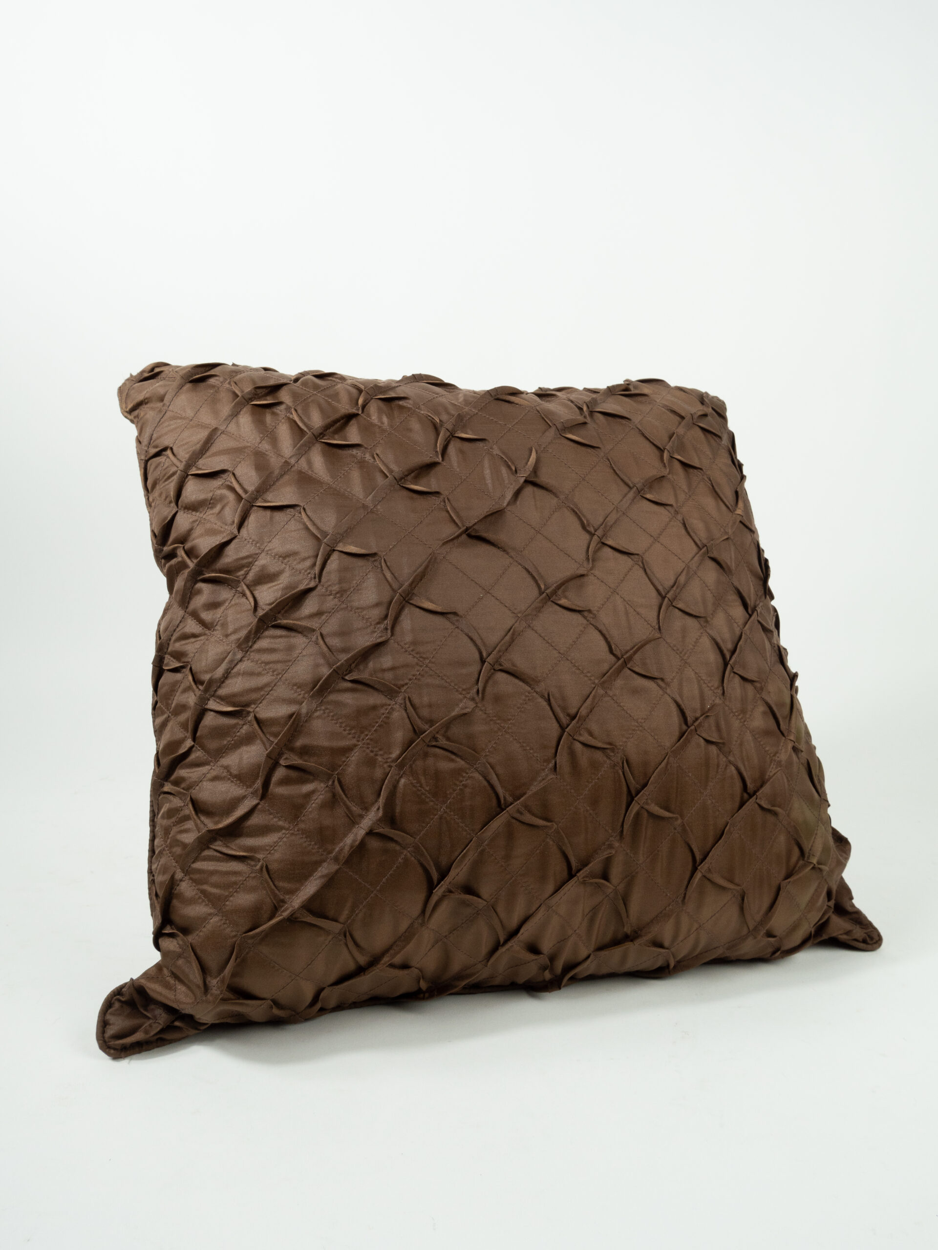 PINTUCK CHOCOLATE PILLOW