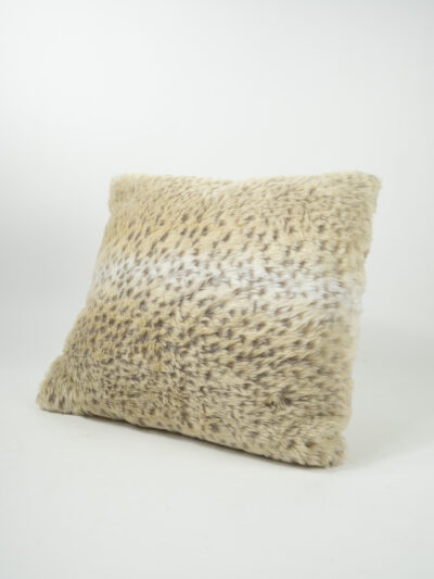 SNOW LEOPARD PILLOW