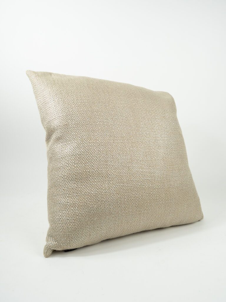SHIMMER FAUX BURLAP PILLOW