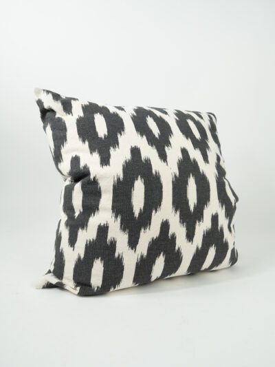 TAN & BLACK SMALL IKAT PILLOW
