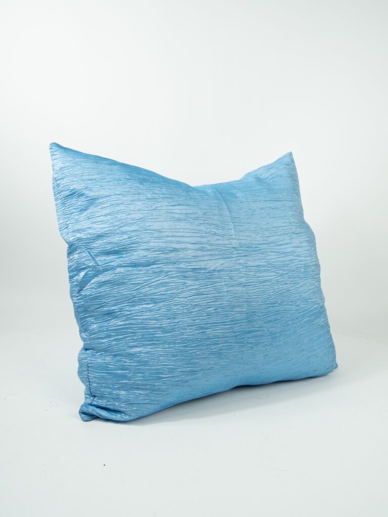 CRINKLE ICE BLUE PILLOW