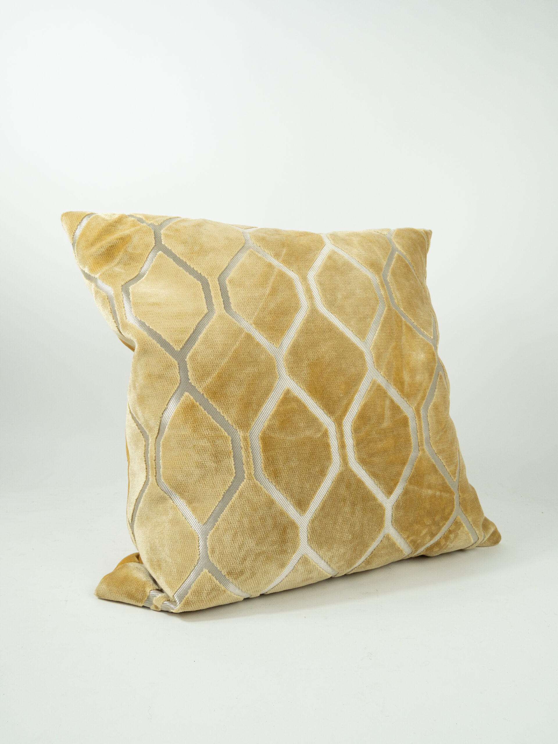 HONEYCOMB GOLD PILLOW