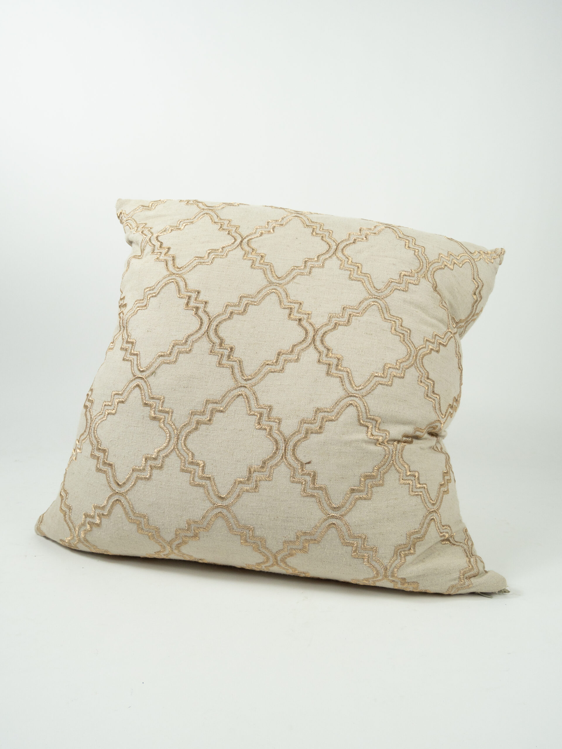 METALLIC TRELLIS PILLOW